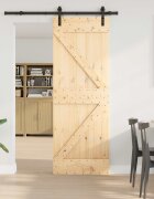 vidaXL Преплъзваща се врата NARVIK 70 x 210 см (1525 см)