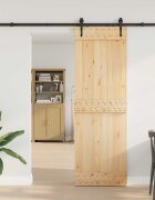 vidaXL Преплъзваща се врата NARVIK 70 x 210 см (2135 см)