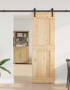 vidaXL Преплъзваща се врата NARVIK 70 x 210 см (2135 см)