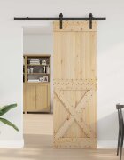 vidaXL Преплъзваща се врата NARVIK 80 x 210 см (1525 см)