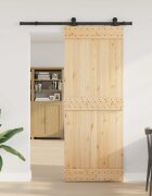 vidaXL Преплъзваща се врата NARVIK 80 x 210 см (1525 см)