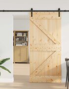 vidaXL Преплъзваща се врата NARVIK 80 x 210 см (2135 см)