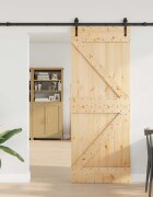 vidaXL Преплъзваща се врата NARVIK 80 x 210 см (2135 см)