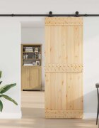 vidaXL Преплъзваща се врата NARVIK 80 x 210 см (2135 см)