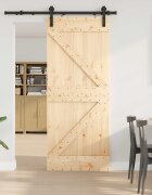vidaXL Преплъзваща се врата NARVIK 85 x 210 см (1525 см)