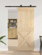 vidaXL Преплъзваща се врата NARVIK 85 x 210 см (1525 см)