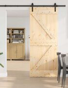 vidaXL Преплъзваща се врата NARVIK 85 x 210 см (2135 см)