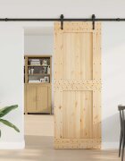 vidaXL Преплъзваща се врата NARVIK 85 x 210 см (2135 см)