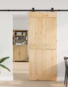 vidaXL Преплъзваща се врата NARVIK 85 x 210 см (2135 см)