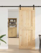 vidaXL Преплъзваща се врата NARVIK 90 x 210 см (2135 см)