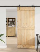 vidaXL Преплъзваща се врата NARVIK 90 x 210 см (2135 см)