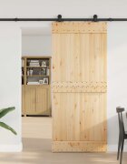 vidaXL Преплъзваща се врата NARVIK 90 x 210 см (2135 см)