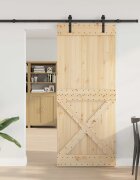 vidaXL Преплъзваща се врата NARVIK 95 x 210 см (2135 см)