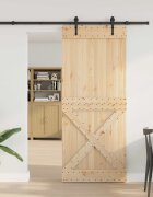vidaXL Преплъзваща се врата NARVIK 95 x 210 см (2135 см)