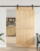 vidaXL Преплъзваща се врата NARVIK 95 x 210 см (2135 см)