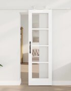 vidaXL Преплъзваща се врата ORKDAL 61 x 1985 см Бяло