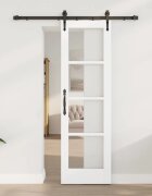 vidaXL Преплъзваща се врата ORKDAL 61 x 1985 см Бяло