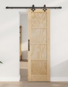 vidaXL Преплъзваща се врата ORKDAL 61 x 1985 см Натурално