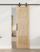 vidaXL Преплъзваща се врата ORKDAL 61 x 1985 см Натурално