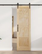 vidaXL Преплъзваща се врата ORKDAL 61 x 1985 см Натурално