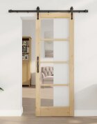 vidaXL Преплъзваща се врата ORKDAL 735 x 1985 см Естествен