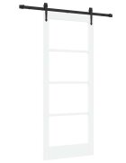 vidaXL Преплъзваща се врата ORKDAL 83 x 202 см Бяло