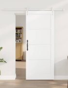 vidaXL Преплъзваща се врата ORKDAL 83 x 202 см Бяло