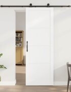vidaXL Преплъзваща се врата ORKDAL 83 x 232 см Бяло