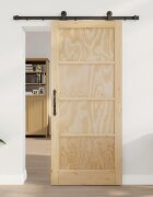 vidaXL Преплъзваща се врата ORKDAL 86 x 1985 см Натурално