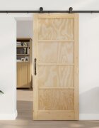 vidaXL Преплъзваща се врата ORKDAL 86 x 1985 см Натурално