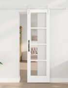 vidaXL Преплъзваща се врата ORKDAL Бяло 61 x 1985 см