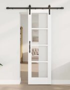 vidaXL Преплъзваща се врата ORKDAL Бяло 61 x 1985 см