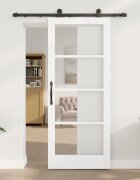 vidaXL Преплъзваща се врата ORKDAL Бяло 83 x 202 см