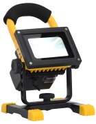 vidaXL Презареждаем LED прожектор с дръжка 30 W студено бяло
