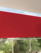 vidaXL Прибираща се дворна странична тента 160x300 см червена