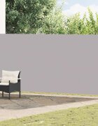 vidaXL Прибираща се дворна странична тента 180x514 см сива