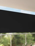 vidaXL Прибираща се странична тента 160х300 см черна