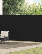 vidaXL Прибираща се странична тента 160x514 см черна