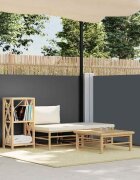 vidaXL Прибираща се странична тента антрацит 120x1000 см