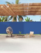 vidaXL Прибираща се странична тента синя 220x1200 см