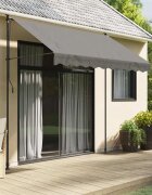 vidaXL Прибираща се тента антрацит 250x150 см плат и стомана