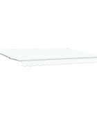 vidaXL Прибираща се тента Бяло 400 × 300 cm Тъкан и алуминий
