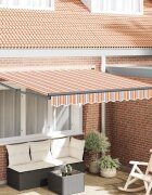vidaXL Прибираща се тента Многоцветен 350 x 250 cm