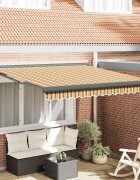vidaXL Прибираща се тента Многоцветен 350 x 250 x 165 см