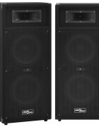 vidaXL Професионални пасивни Hifi говорители за сцена 2 бр 1000W черни