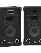 vidaXL Професионални пасивни Hifi сценични тонколони 2 бр 800 W черни