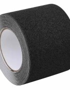 vidaXL Противоплъзгаща лента черна 01x10 м PVC