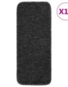 vidaXL Противоплъзгащи стелки за стълби 15 бр 60x25 см антрацит