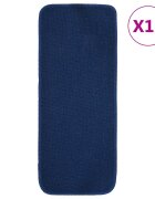 vidaXL Противоплъзгащи стелки за стълби 15 бр 60x25 см нейви синьо