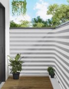 vidaXL Прозорец за балкон 150 x 300 cm Тъкан с PU покритие